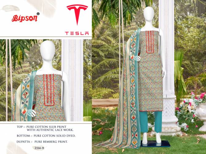 Tesla 2166 By Bipson Cotton Dress Material Catalog
